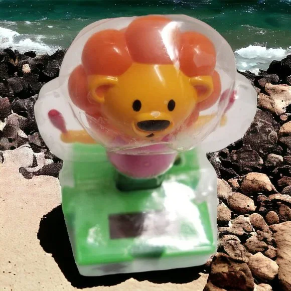 Hula Dancing Girl & Circus Lion Solar Powered Bobble Head Dashboard Decorations - Picture 11 of 14